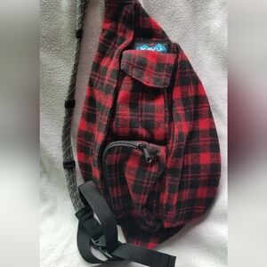 Kavu Womens Buffalo Check Sling Bag backpack